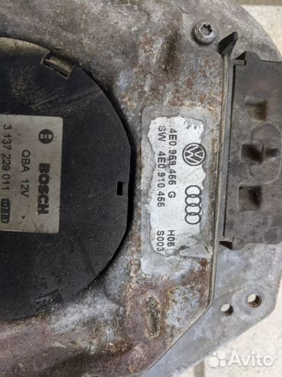 Мотор вентилятор радиатора Audi A8 D3