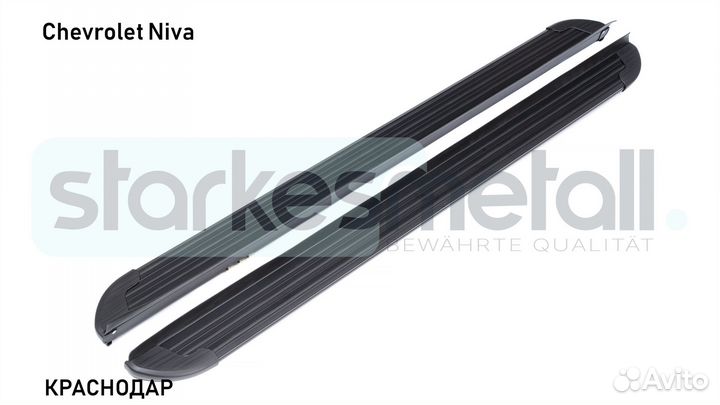 Пороги подножки Chevrolet Niva Comfort