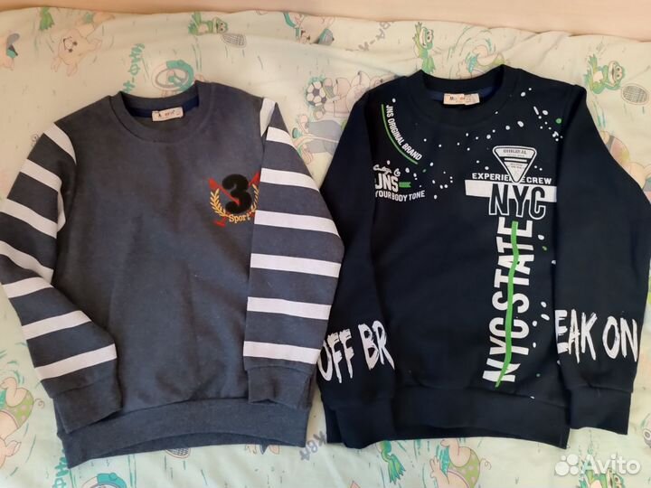 Джемпера и толстовки на мальчика 122-128