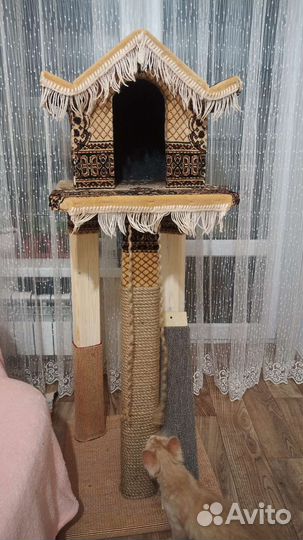 Домик с когтеточкой бу