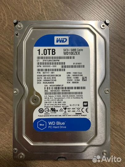 Жесткий диск для ноутбука и для пк