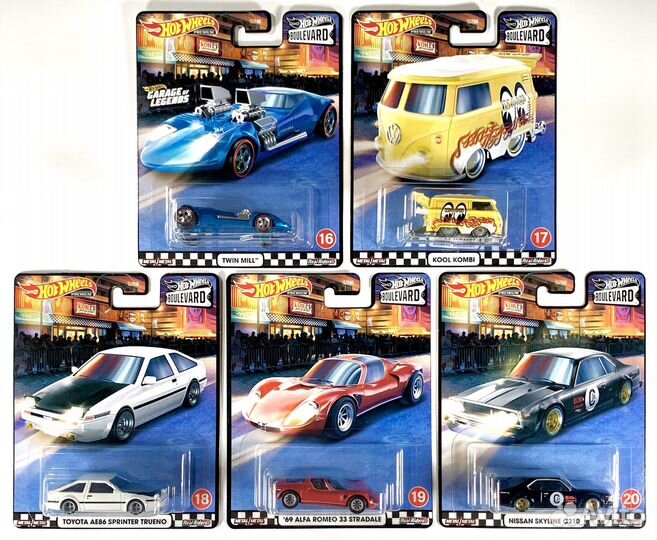 Hot Wheels Premium Boulevard 2020 Mix 4
