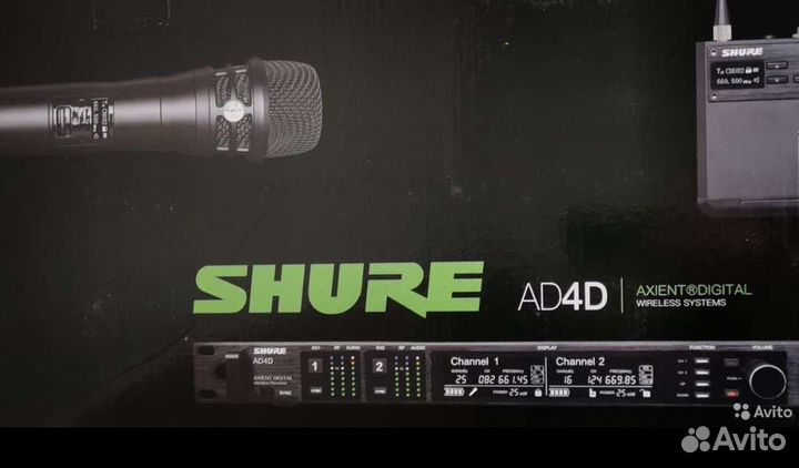 Радио микрофон shure SD40d