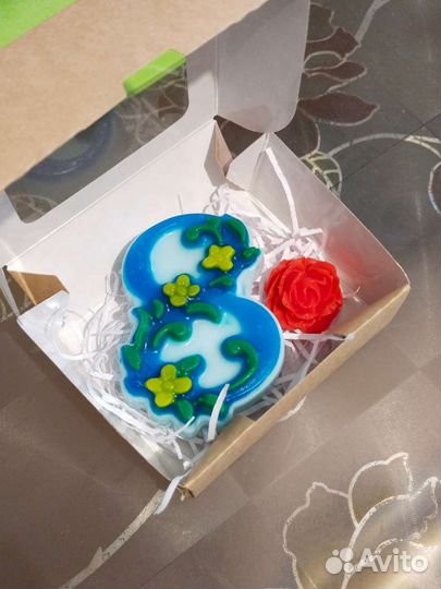 Мыло ручной работы к 8 марта