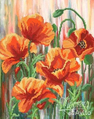 Схемы на ткани для вышивки