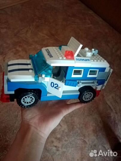 Машина полиции, конструктор город мастеров