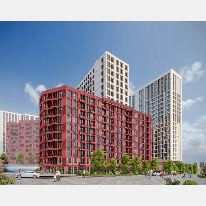 2-к. квартира, 47,7 м², 20/22 эт.