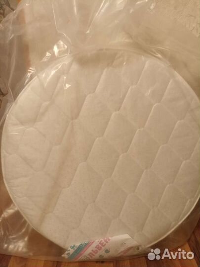 Матрас детский ортопедический круглый 75*75