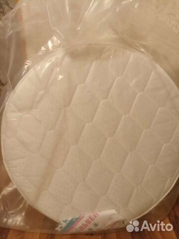 Матрас детский ортопедический круглый 75*75