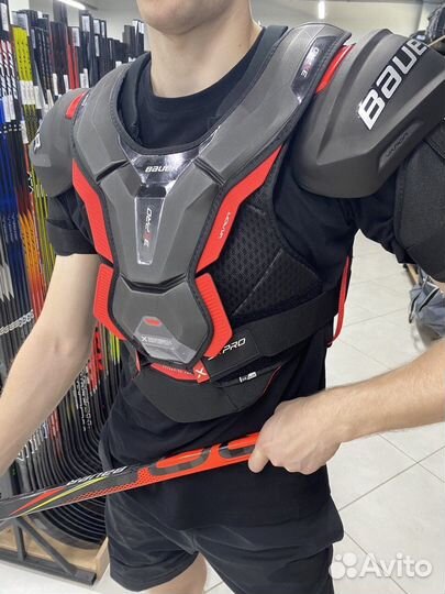 Нагрудник хоккейный bauer vapor 3X pro SR, INT