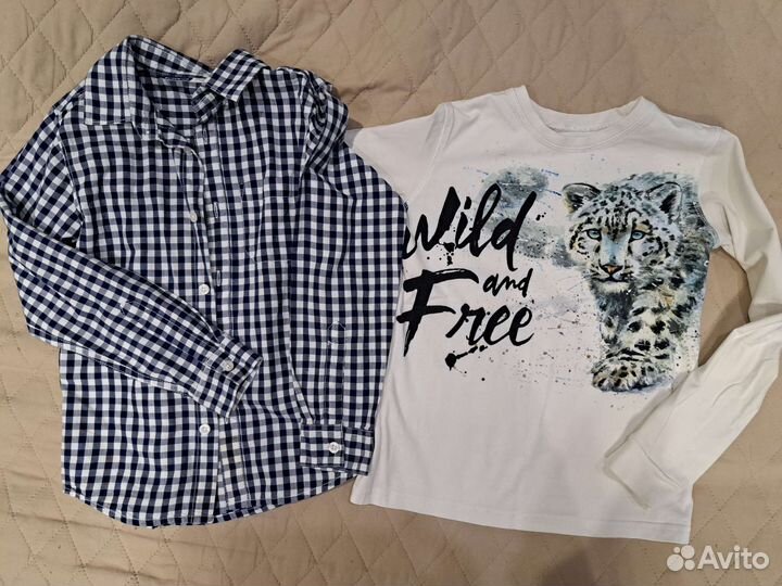 Рубашка для мальчика 128