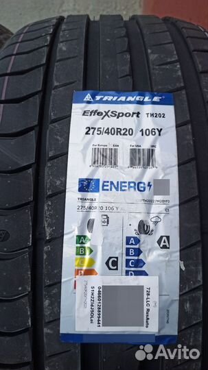 Triangle EffeXSport TH202 315/35 R20 и 275/40 R20