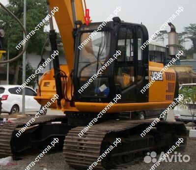 Стекло на экскаватор Jcb