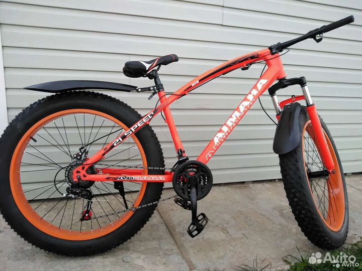 Фетбайк новый оранжевый