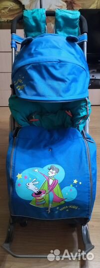 Санки коляска nika