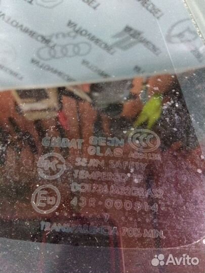 Стекло кузова заднее правое Chevrolet Rezzo