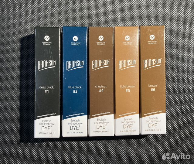 Краска для бровей и ресниц Bronsun