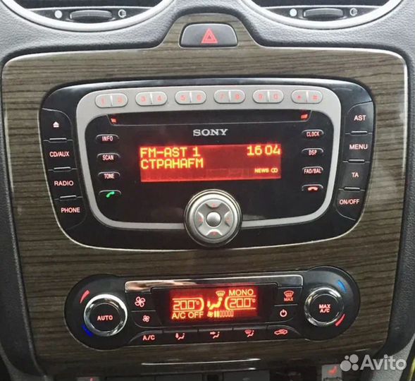 Рамка под магнитолу на ford focus 2