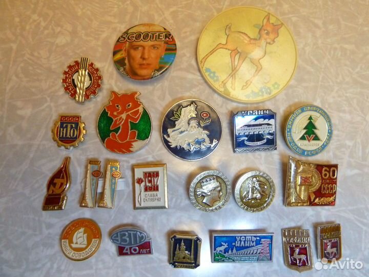 Значки советских времен