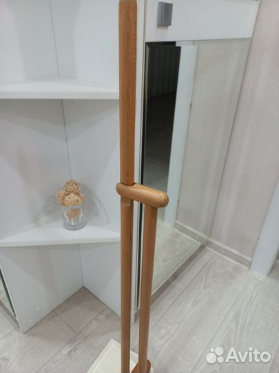 Zara home деревянный комплект из совка и щетки