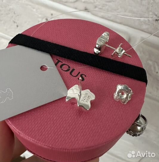 Серьги Tous Тоус серебро