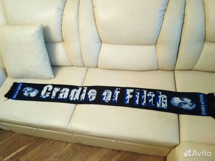 Шарф рок группа металл Cradle of Filth мерч 90ые г