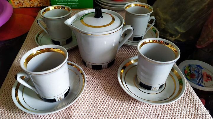 Кофейный набор и заварочный чайник