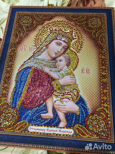 Икона из алмазной мозайки