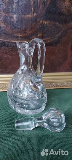 Ges.gesch графин хрустальный антикварный