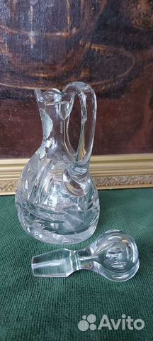 Ges.gesch графин хрустальный антикварный