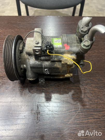 Компрессор кондиционера Nissan March AK12, CR12DE