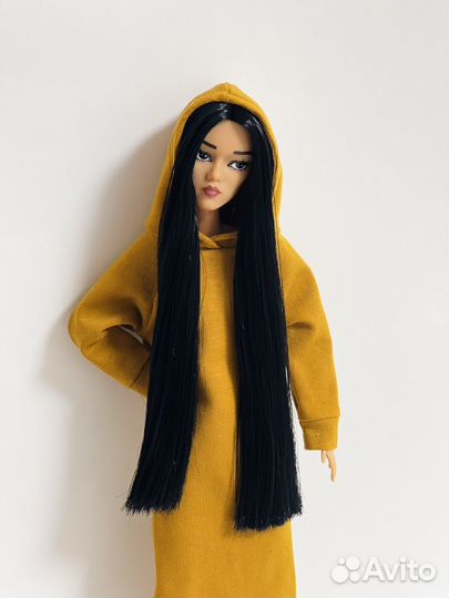 Головы барби Эль, Габриэль и Уэнсдей перепрошитые