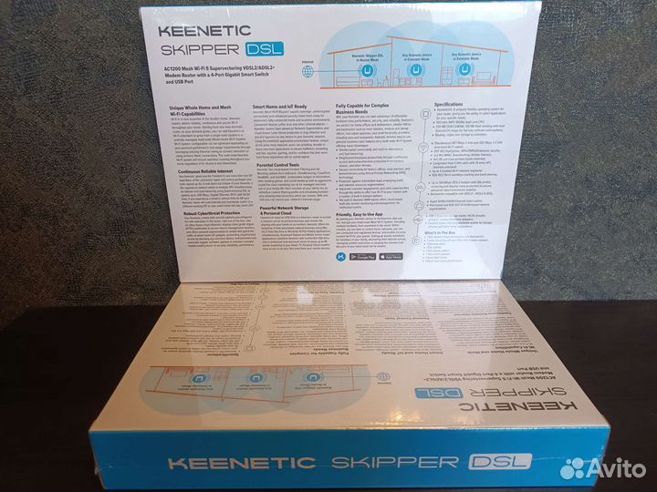 Новый Wi-Fi роутер Keenetic Skipper DSL (KN-2112)