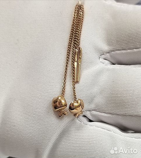 Золотые серьги