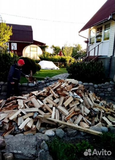 Дрова колотые Береза