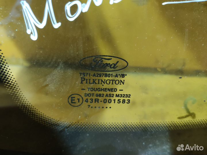 Стекло кузовное заднее левое для Ford Mondeo 4