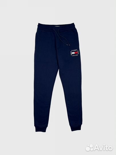 Брюки Tommy Jeans Slim Box Flag Twilight Navy