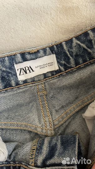 Джинсы zara 34