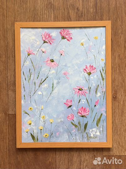 Картина маслом Нежность цвета