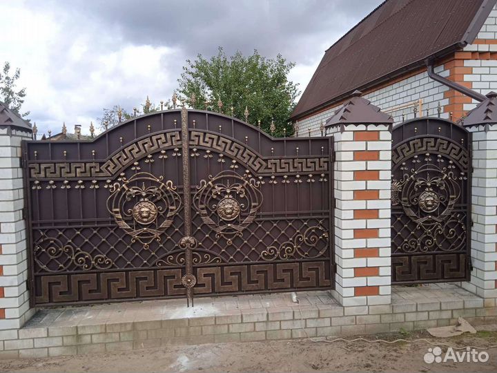 Кованые навесы, заборы, ворота