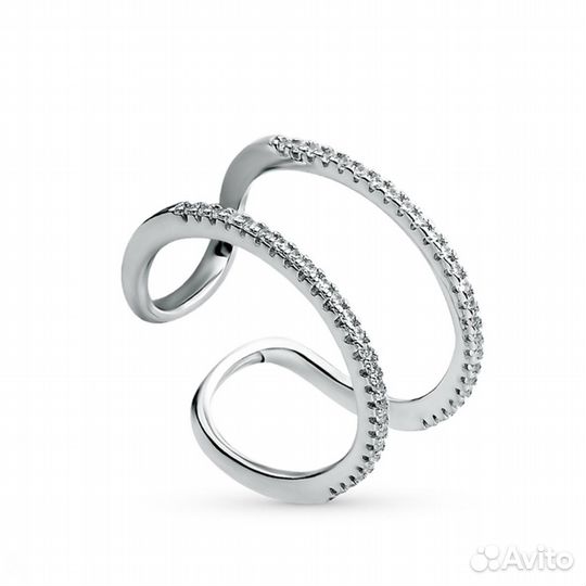 Серебряное кольцо sunlight 17,5