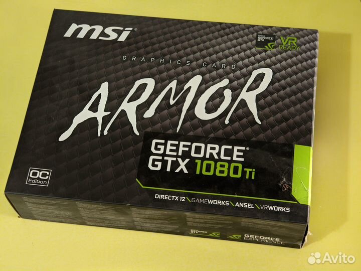 Видеокарта MSi Armor GeForce GTX 1080Ti OC Edition