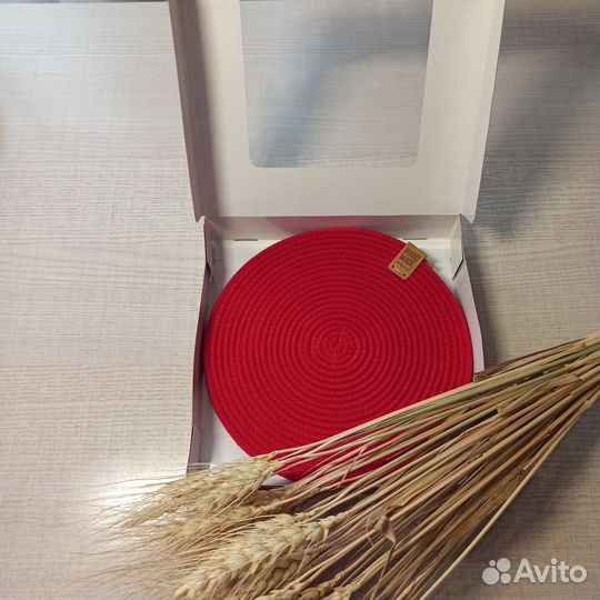 Сервировочный набор из хлопкового шнура