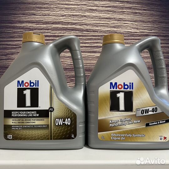 Mobil 1 fs 0w40 (Франция)