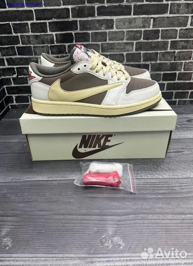 Кроссовки Nike Air Jordan 1 Travis Scott (Арт.7476