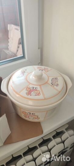 Кастрюля керамическая