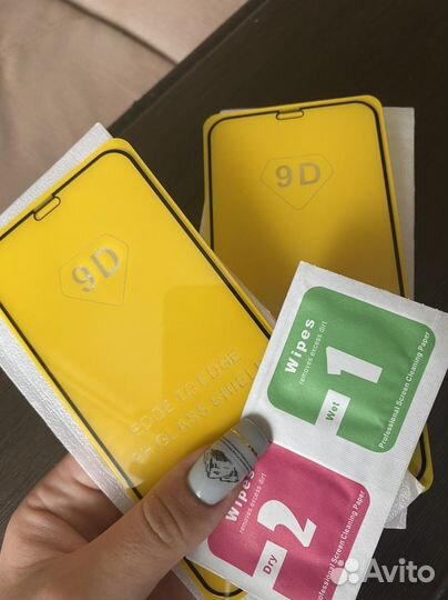 Защитное стекло iPhone X/XS/11 pro 2 шт