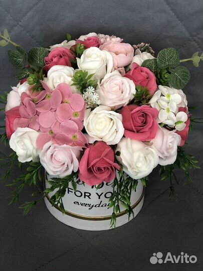 Букет из мыльных цветов