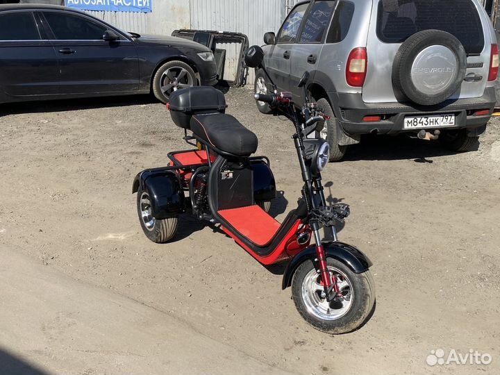 Электроскуте White Siberia PRO trike 3000W