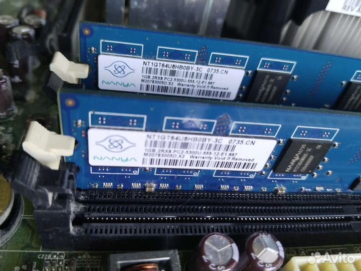 Собранная материнская плата